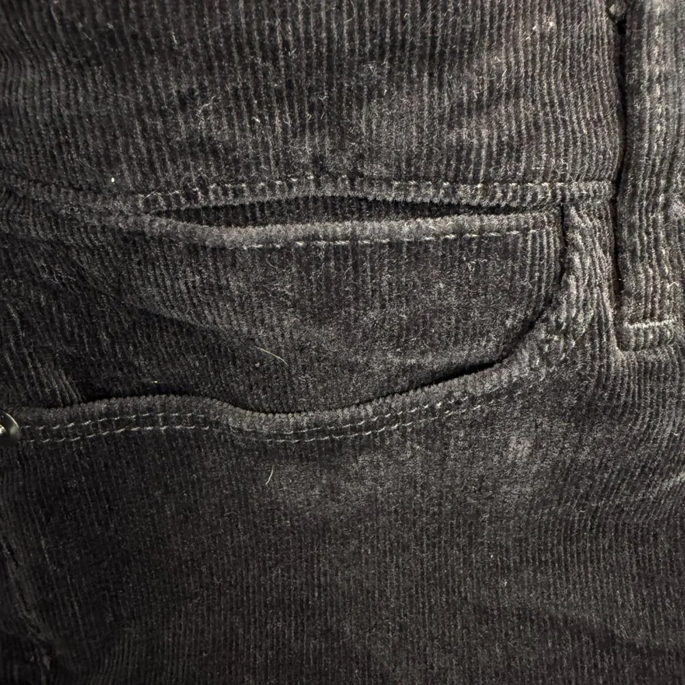 EUC Women's TALBOTS‎ Black Corduroy Jegging Jeans | Size 12